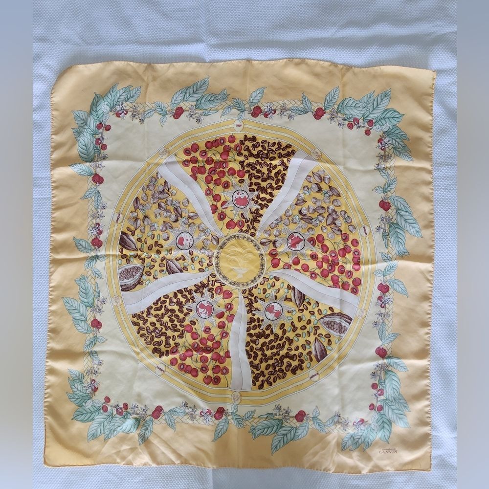 LANVIN Rare Silk scarve/scarf
